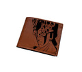 Mayan Corner - Dragon ball characters drawing leather wallet, fan art leather gift for men, wallet for him, leather anniversary present ideas -  Cell Android Villains