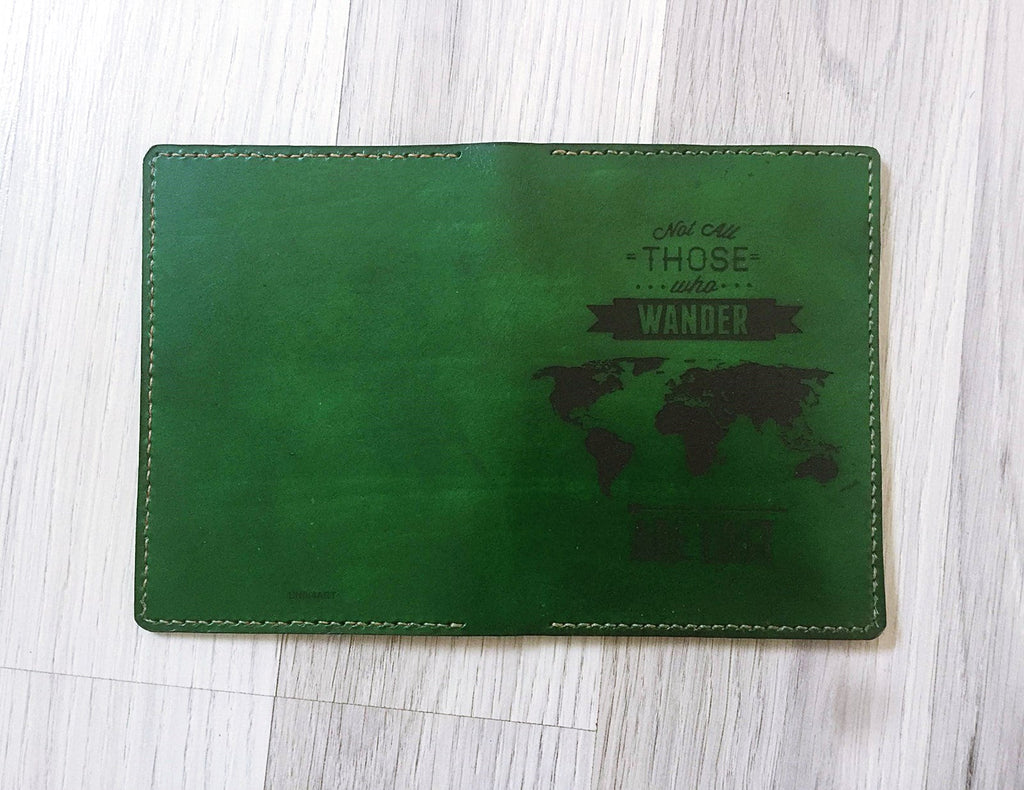 Personalized Wanderlust world map Leather Passport Wallet, Passport Cover, Passport Holder, Custom family travel gift, Anniversary gift ideas