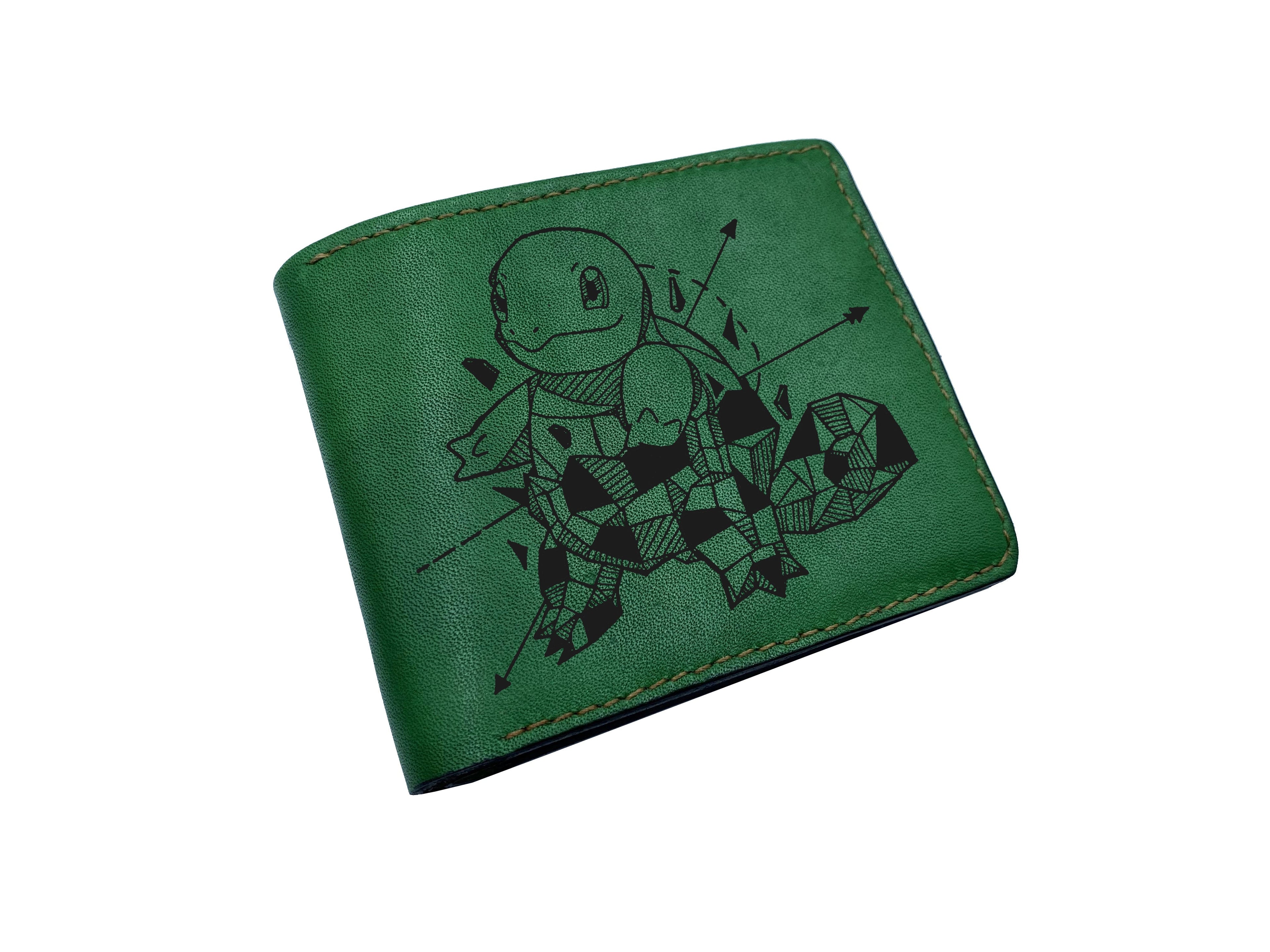 Mayan Corner - Pokemon geometric art leather wallet, customized leather gift for men, pokemon gift ideas -  Flareon PK27107