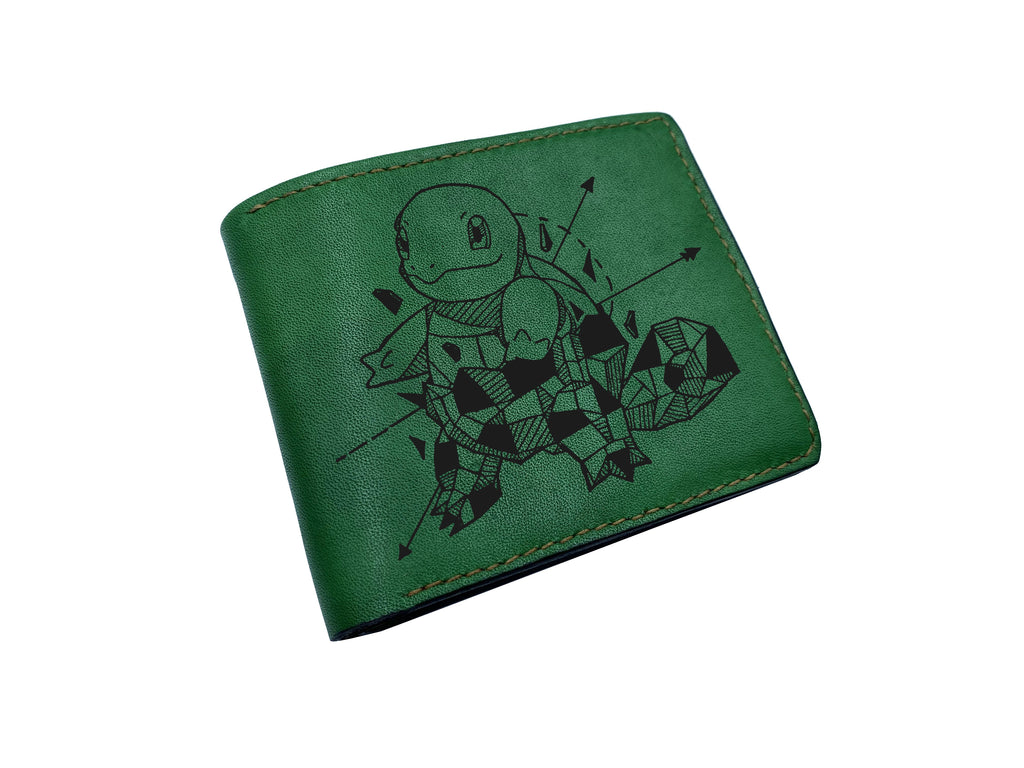 Mayan Corner - Pokemon geometric art leather wallet, customized leather gift for men, pokemon gift ideas -  Jolteon PK27106