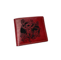 Mayan Corner - Personalized genuine leather handmade wallet, leather gift ideas for him, ninja turtle leather art wallet - 01112214