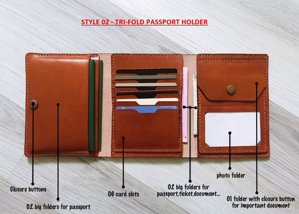 Alduin dragon leather passport wallet, Elders scroll leather gift ideas, Nordic god of time drawing art wallet, World Eater dragon wallet