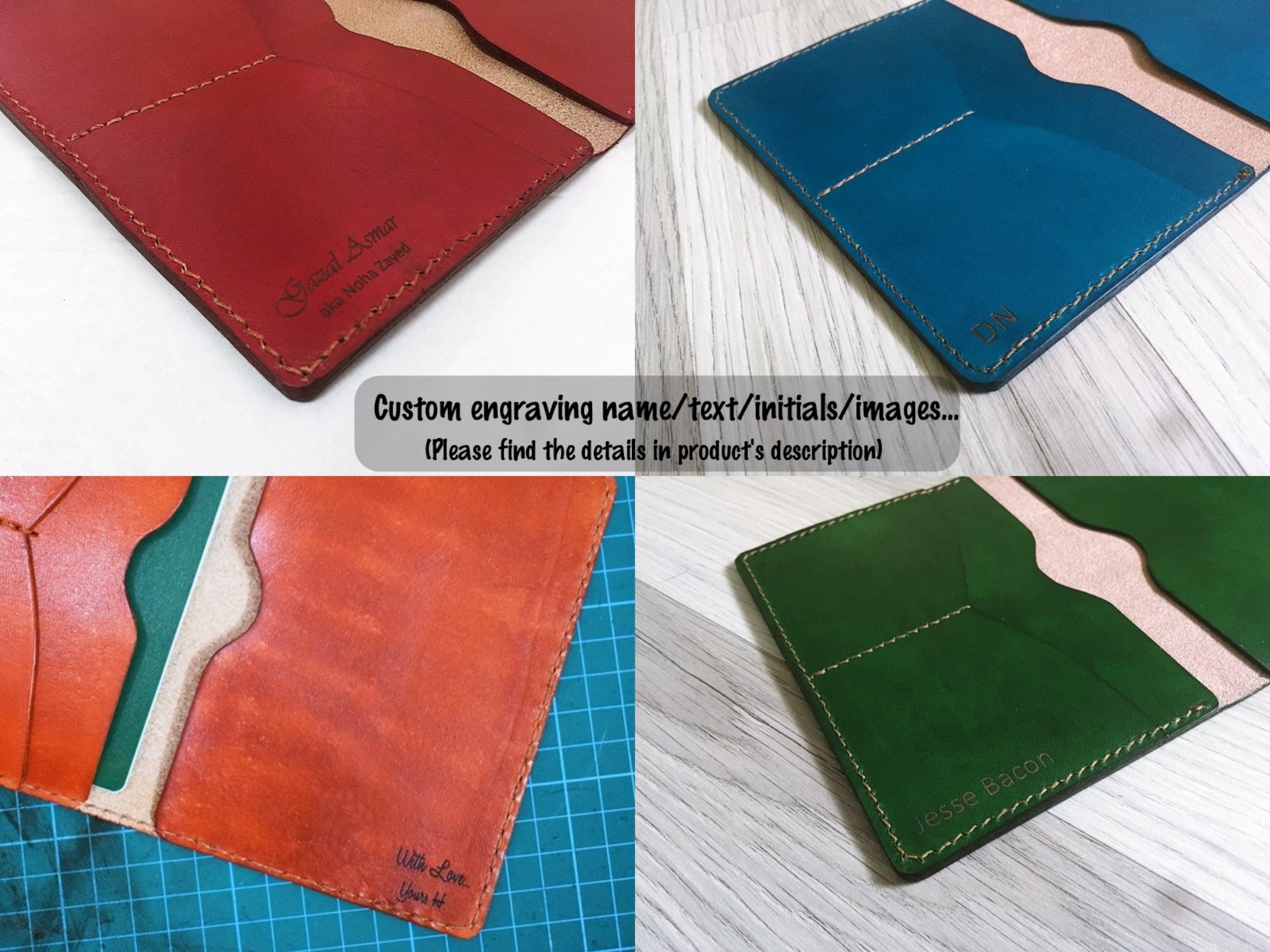Personalized Adventure Leather Passport Wallet, Passport Cover, Passport Holder, Custom family travel gift, Anniversary gift ideas