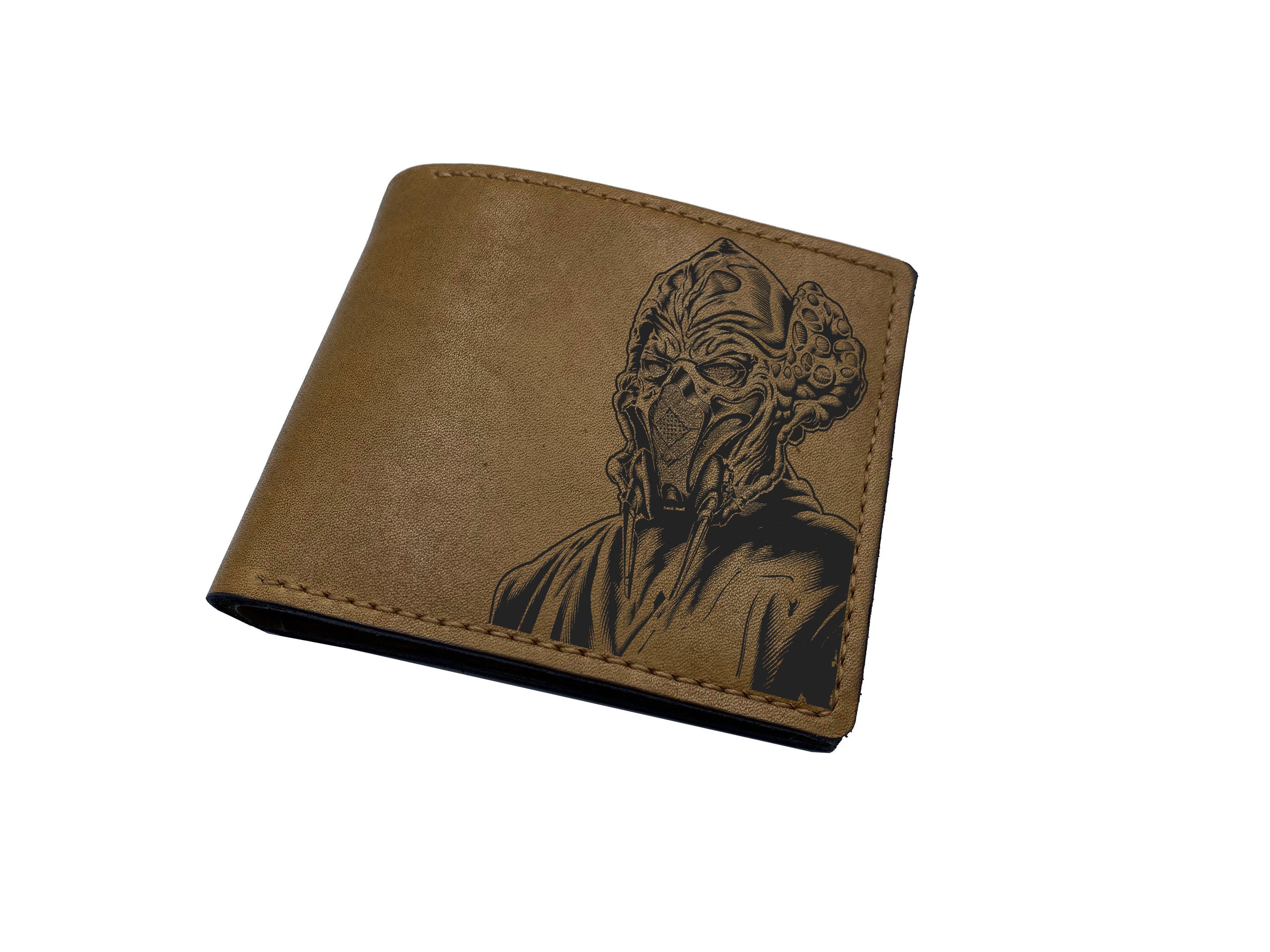 Special Starwars gift ideas for him, Starwars movie series art leather wallet, anniversary gift for boy, cool wallet for dad