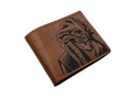 Personalized men's wallet, genuine leather handmade wallet, custom engraving leather gift, Starwars characters wallet, gift for men
