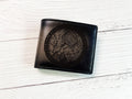 Thor thunder God leather men's wallet, Viking style wallet, classic pattern viking celtic art wallet, leather anniversary gift ideas for dad