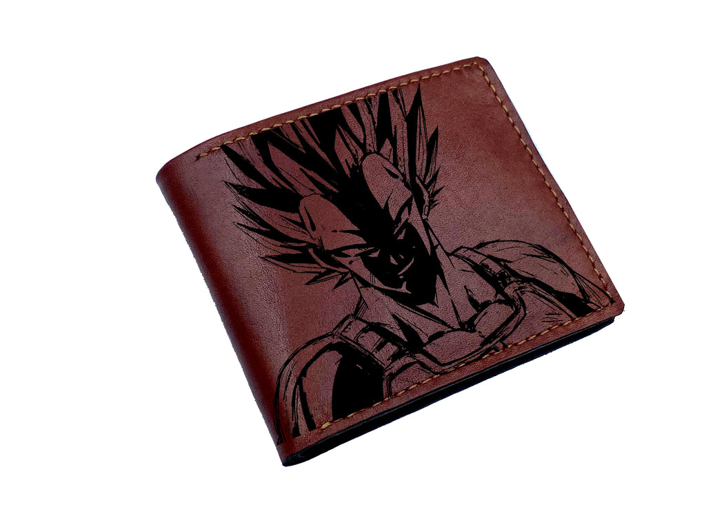 Mayan Corner - Piccolo Namek super warrior, dragon ball leather men wallet, customized dragon ball gift for men, warrior wallet for husband, father, boyfriend