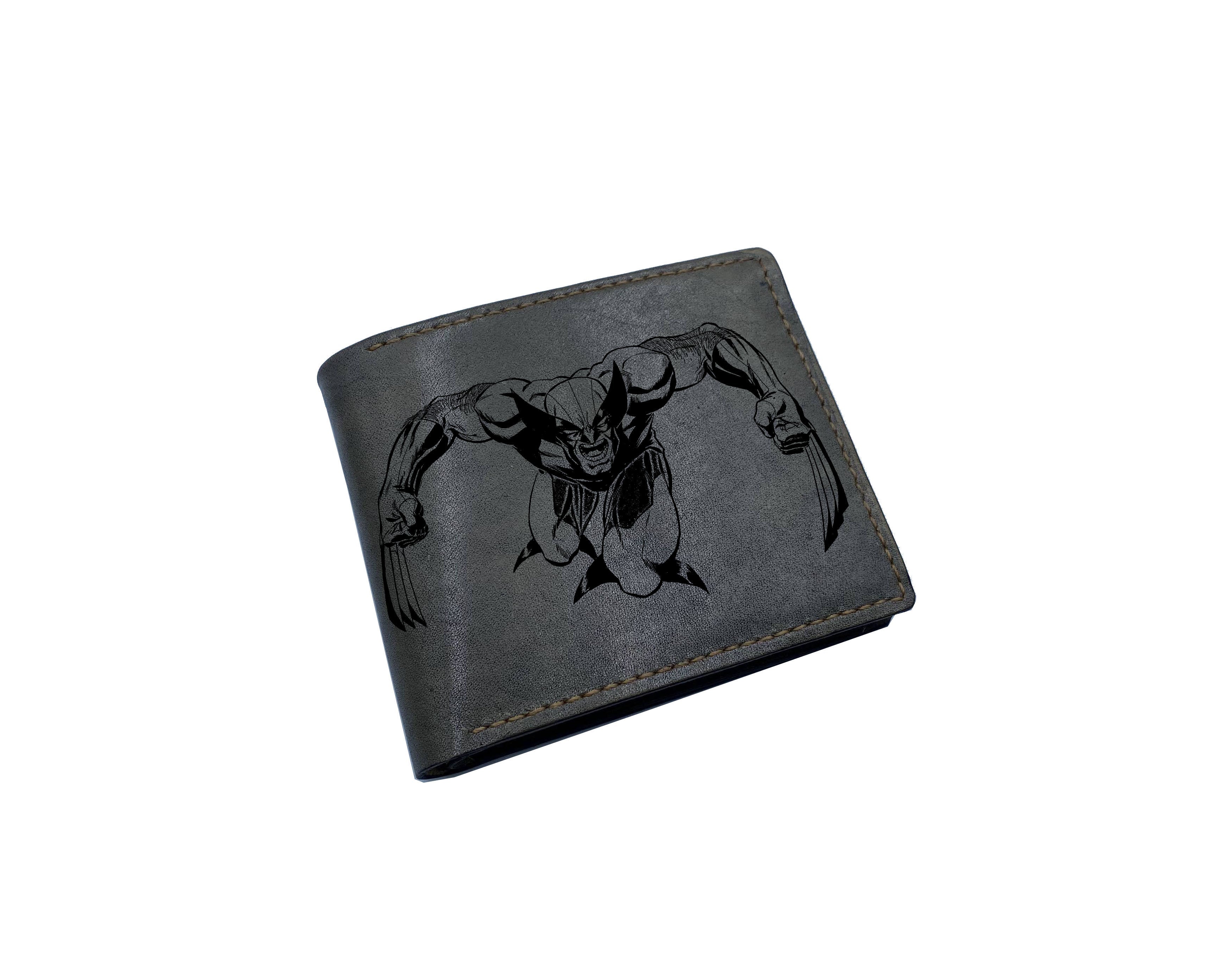 Mayan Corner - Wolverine Logan superheroes leather handmade wallet, superheroes marvel wallet for men - 2710221