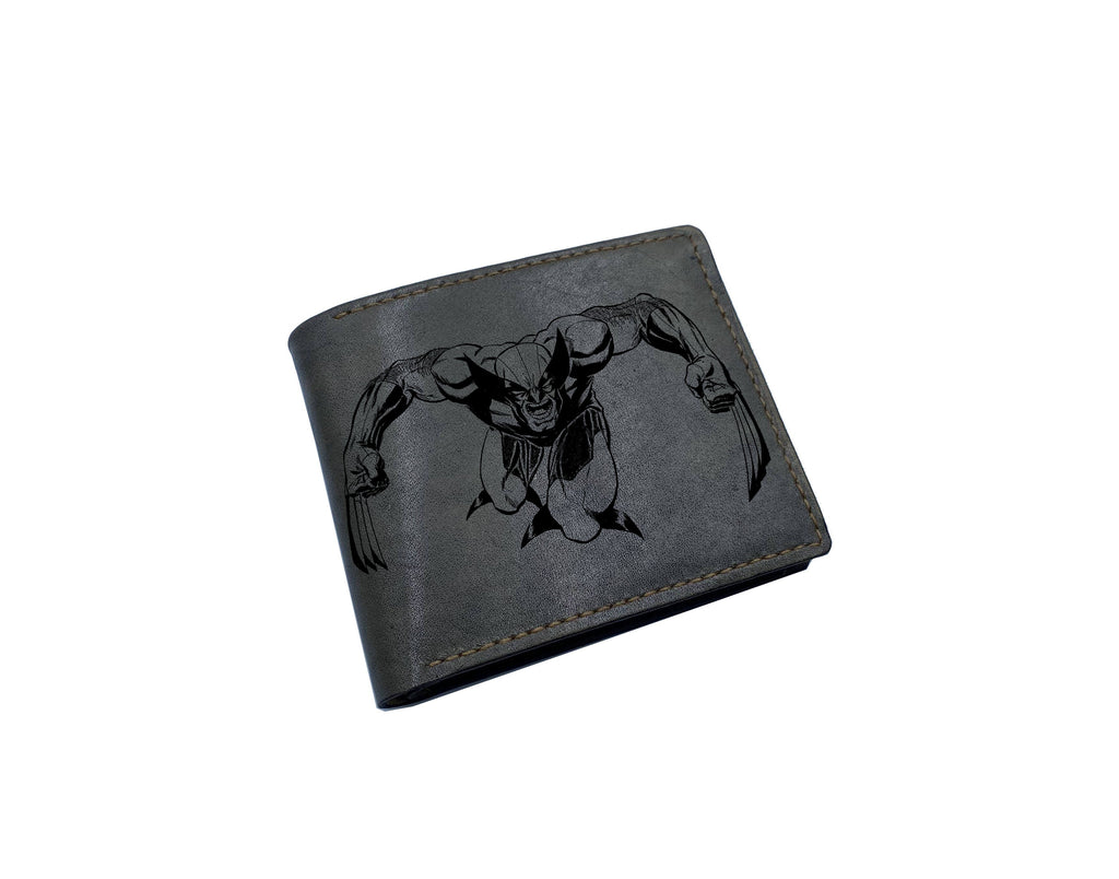 Mayan Corner - Wolverine Logan superheroes leather handmade wallet, superheroes marvel wallet for men - 2710222