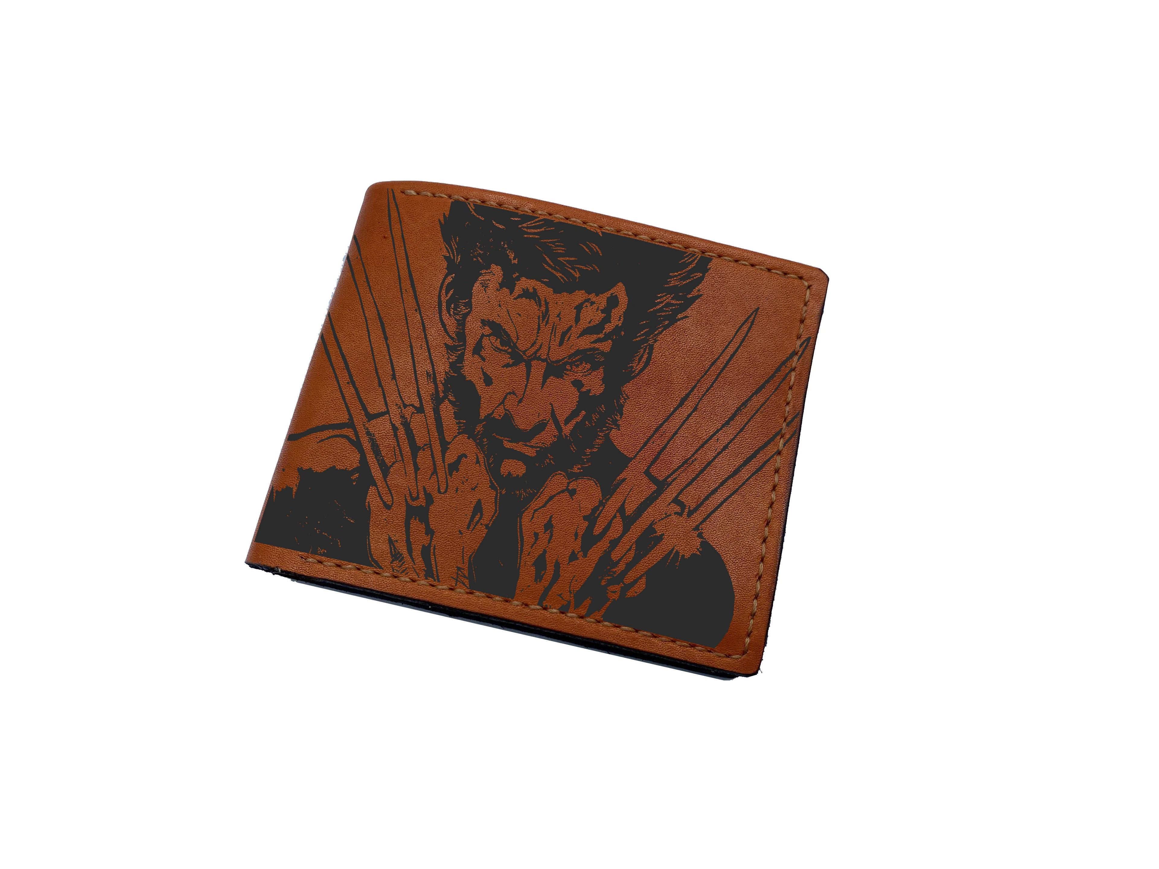 Mayan Corner - Wolverine Logan superheroes leather handmade wallet, superheroes marvel wallet for men - 2710221