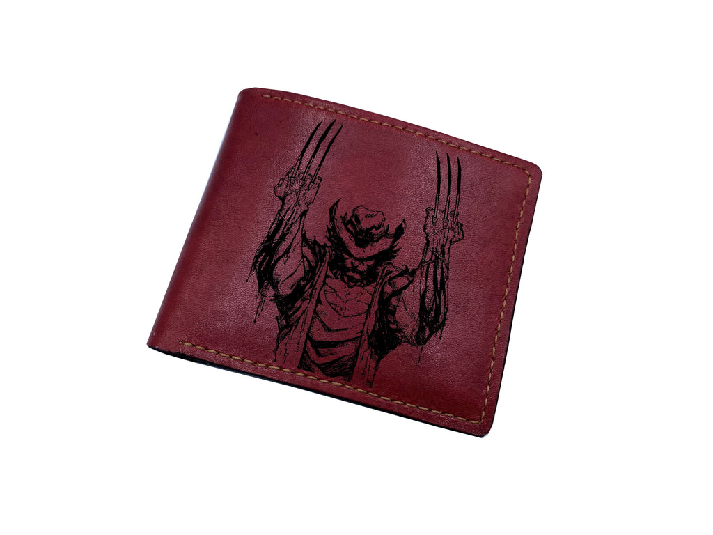 Mayan Corner - Wolverine Xmen superheroes leather handmade wallet, Personalized leather wallet for men - 2710227