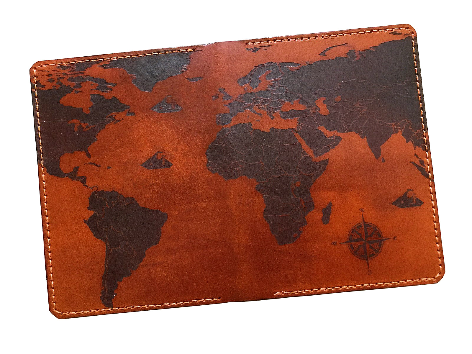 Personalized World map vintage Leather Passport Wallet, Passport Cover, Passport Holder, Custom family travel gift, Anniversary gift ideas