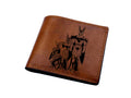 Mayan Corner - Customized anime art leather wallet, Cell transform dragon ball wallet, cute leather gift for friend, brother