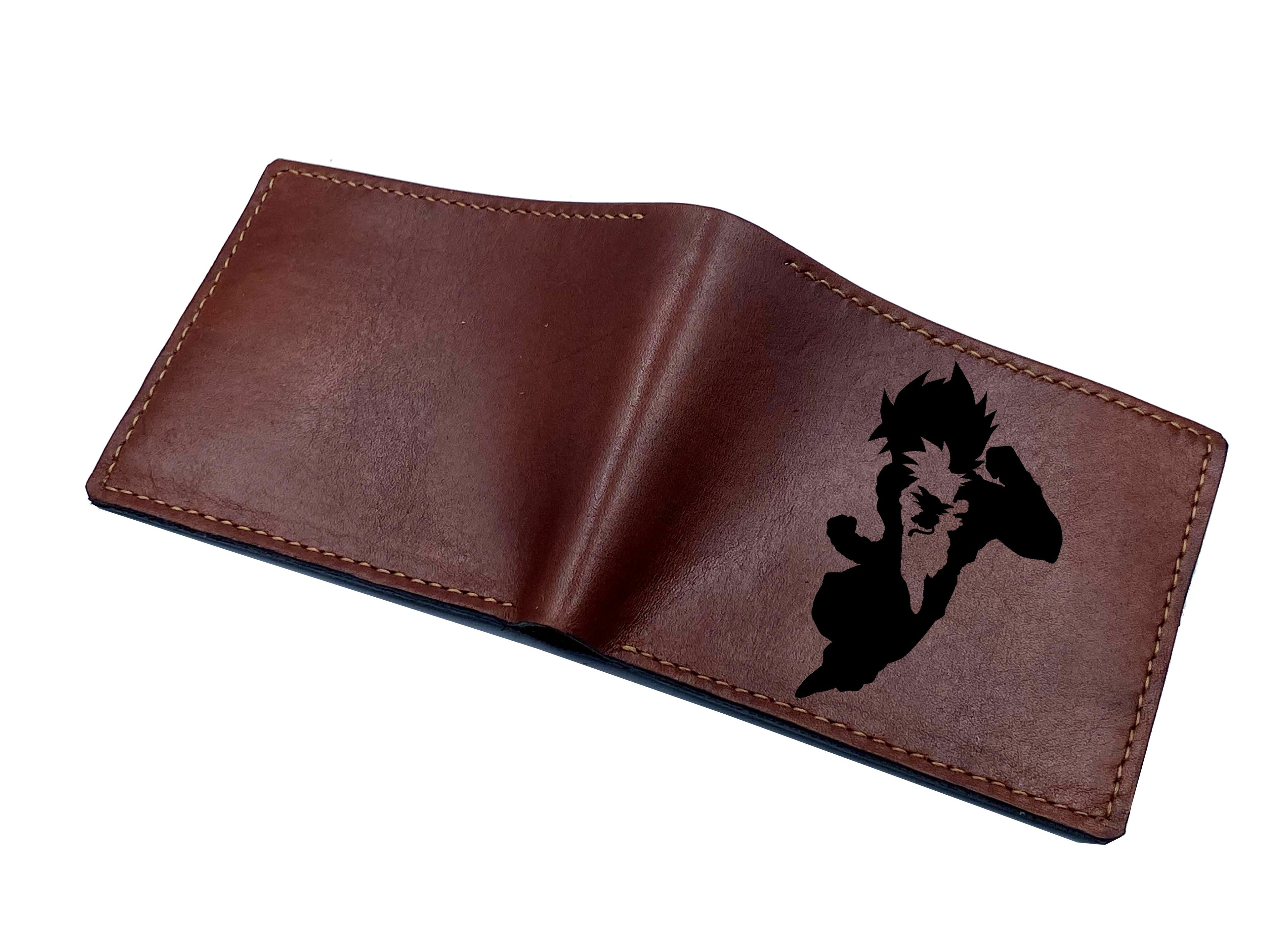 Mayan Corner - Personalized dragon ball leather wallet, Jiren super warrior art wallet, dragon ball leather gift ideas for men