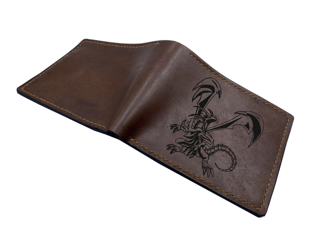 Mayan Corner - Customized leather handmade wallet for men, dragon men's wallet, gift for dad, husband, brother - Smaug The Lord of The rings - 3110225