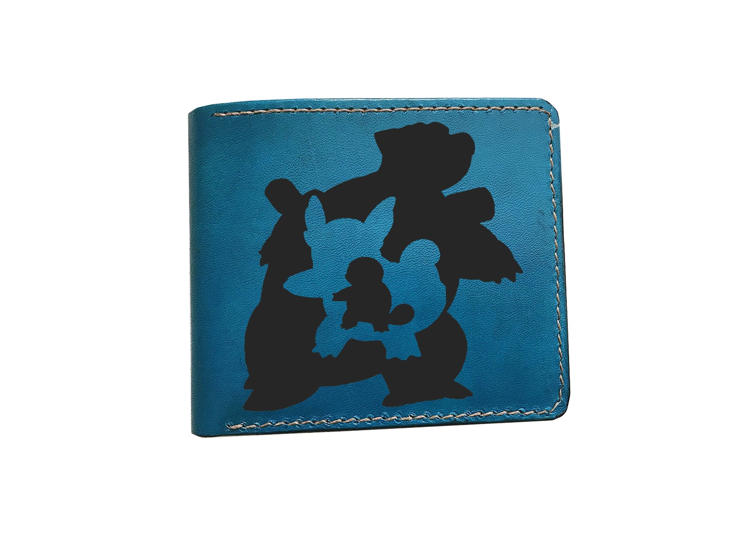 Mayan Corner - Personalized Pokemon wallet for boyfriend, pokemon leather birthday gift idea, leather anniversary wallet, pikachu men's wallet