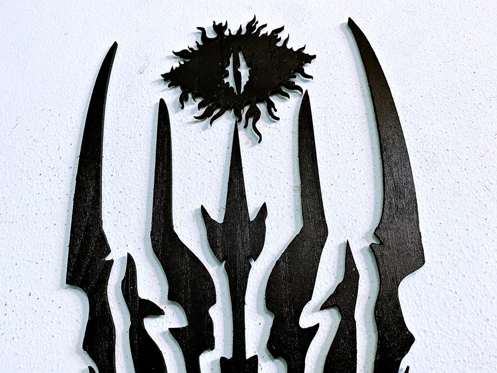 Unik4art - Wooden wall art home decor, Sauron wall art decoration, living room bedroom nursery morden decor