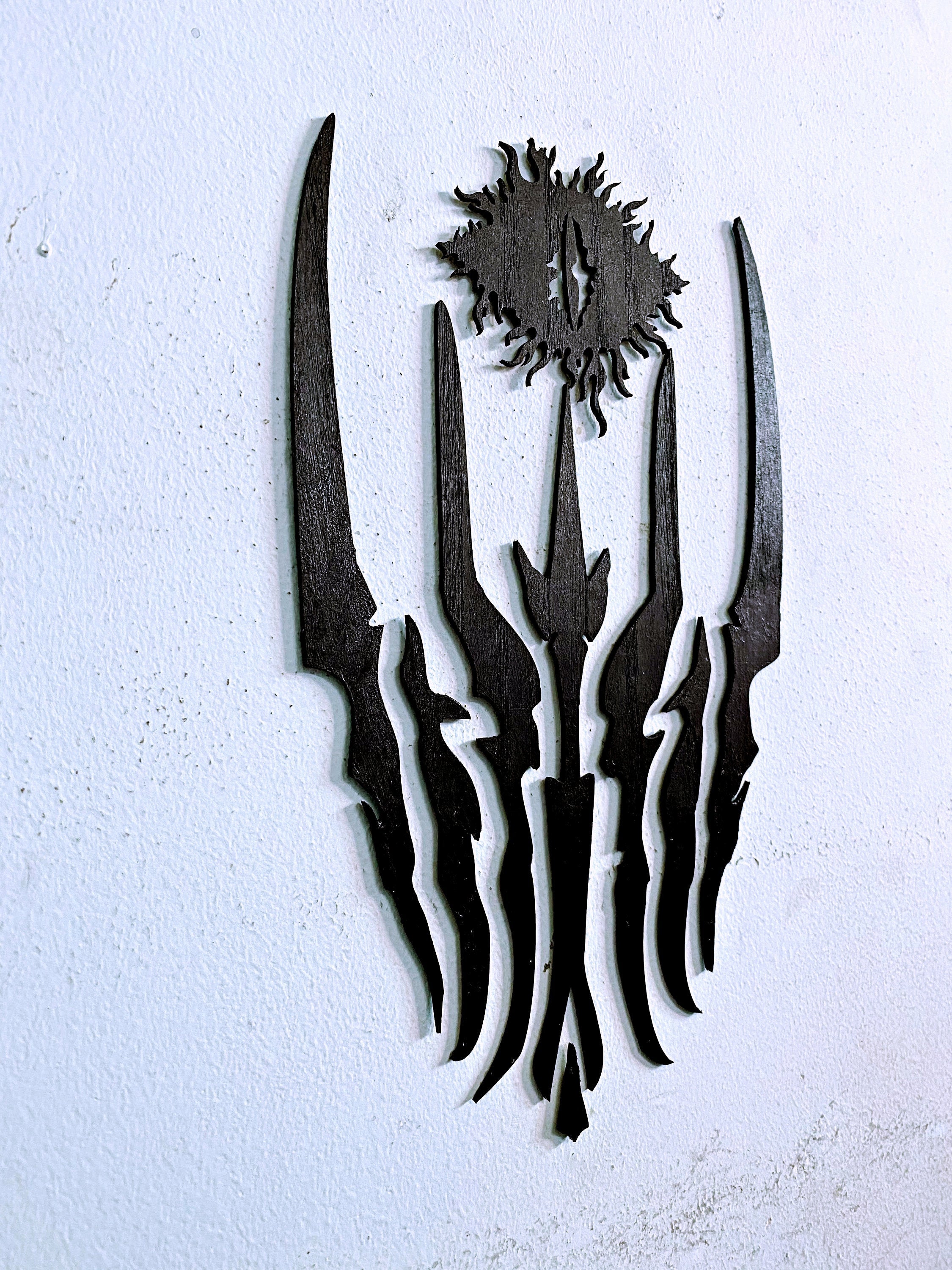 Unik4art - Wooden wall art home decor, Sauron wall art decoration, living room bedroom nursery morden decor