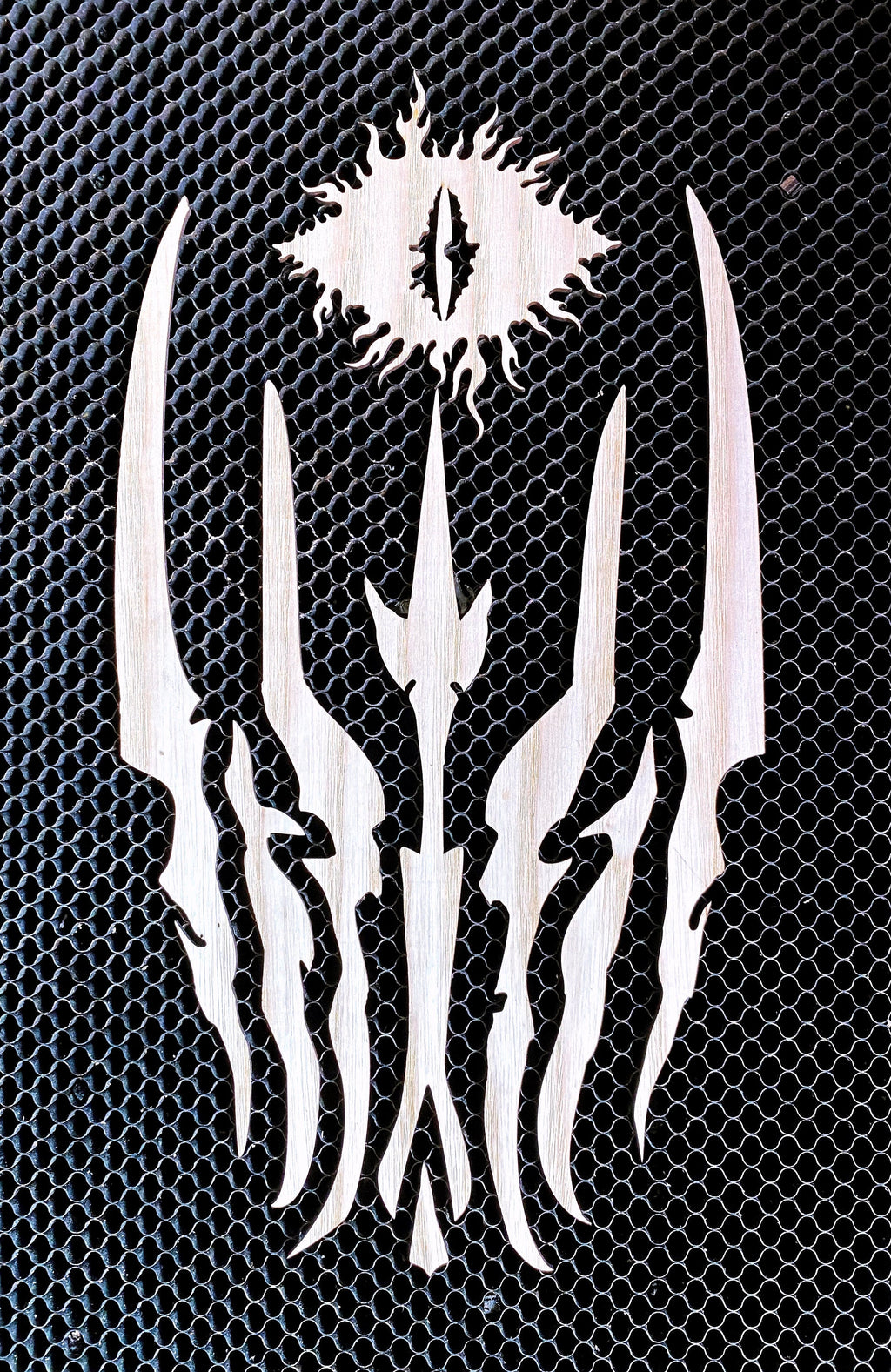 Unik4art - Wooden wall art home decor, Sauron wall art decoration, living room bedroom nursery morden decor