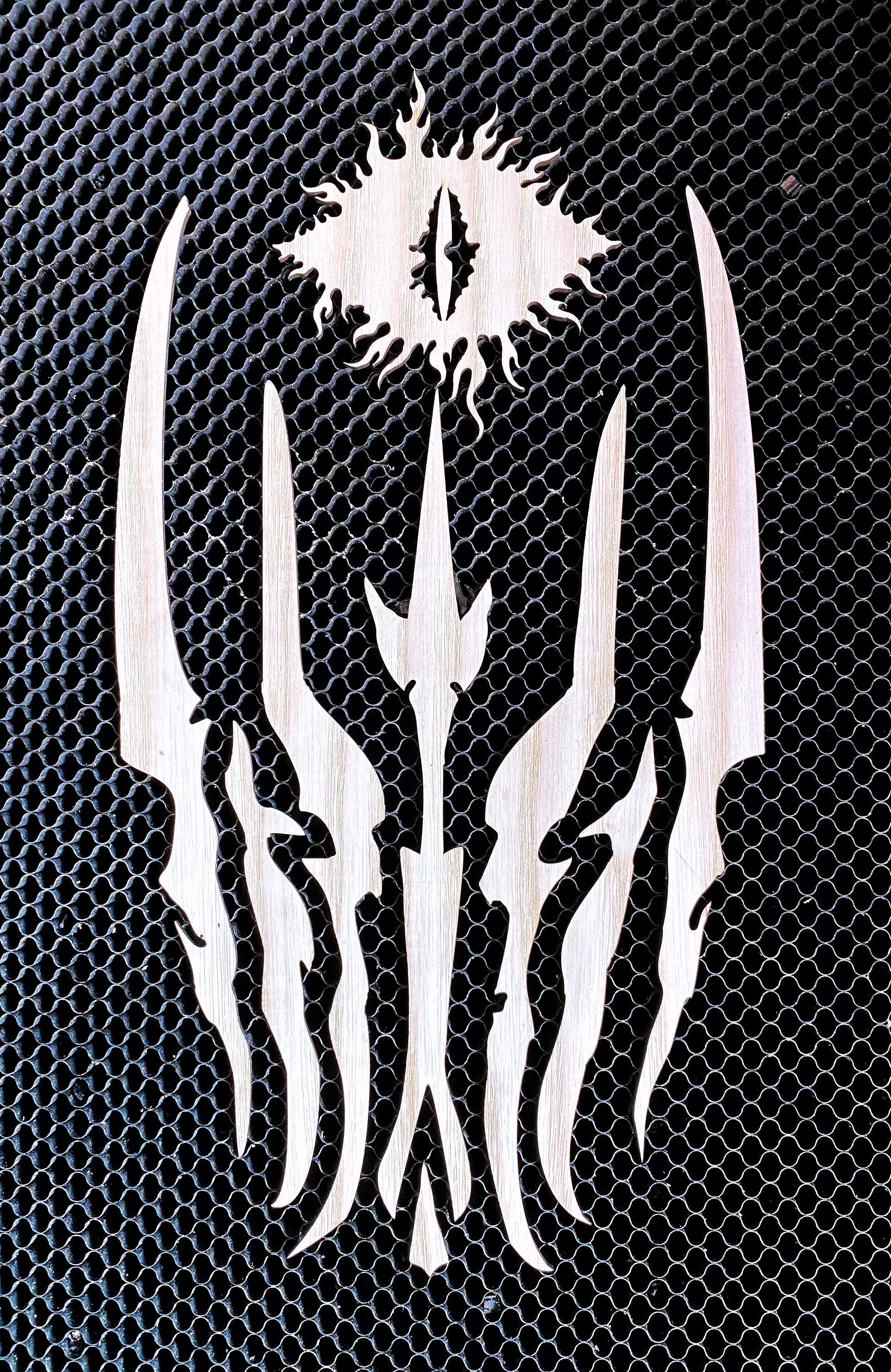 Unik4art - Wooden wall art home decor, Sauron wall art decoration, living room bedroom nursery morden decor