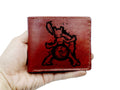 Mayan Corner - Personalized leather handmade wallet, pokemon leather wallet, pikachu evolution art gift, pokemon gift idea for friend, custom pokemon wallet for boyfriend, brother